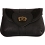 Mala Leather Pinky Purse - Flap Over Heart Coin Purse Black