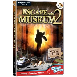 Open Box PC / Mac Game - GSP Escape the Museum 2 Hidden Object / Puzzle