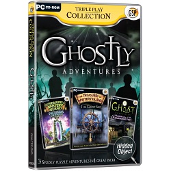 Open Box PC Game - GSP Triple Play Collection Ghostly Adventures Hidden Object Game