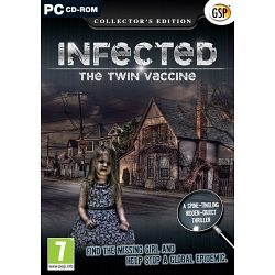 Open Box PC Game - GSP Infected The Twin Vaccine Collectors Edition Hidden Object Game