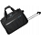 Pierre Cardin Altura Wheeled Holdall / Cabin Luggage Black / Celestial Blue 