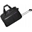 Pierre Cardin Altura Wheeled Holdall / Cabin Luggage Black / Plum 