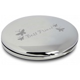 PMC Compact Makeup Handbag Mirror Engraved with Best Friend
