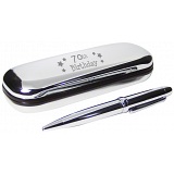 PMC Pen and Box Set Engraved with 70th Birthday