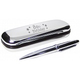 PMC Pen and Box Set Engraved with 80th Birthday