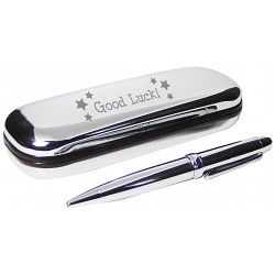 PMC Pen and Box Set Engraved with Good Luck!