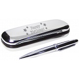 PMC Pen and Box Set Engraved with Happy Birthday!