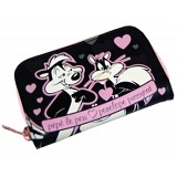 Pop Art Products Pepe Le Pew Looney Tunes Zip Around Purse