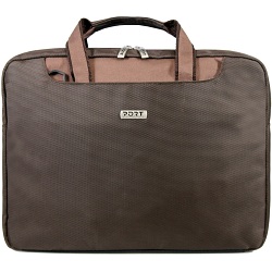 Port Designs Lugano Fashion 15.4" Brown Laptop Bag / Sleeve Port Designs Lugano Fashion 15.4" Brown Laptop Bag / Sleeve