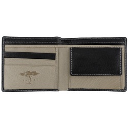 Safari Two Fold Leather Notecase / Wallet with Coin Pocket Safari Two Fold Leather Notecase / Wallet with Coin Pocket