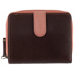 Safari Medium Size Leather Zip Around Purse Safari Medium Size Leather Zip Around Purse