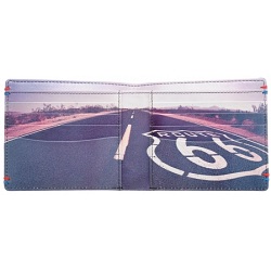 Saffron Hill Route 66 Picture Notecase / Leather Wallet Saffron Hill Route 66 Picture Notecase / Leather Wallet