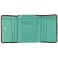 Saffron Hill Medium Brown / Mint Leather Flap Over Faux Croc Purse Saffron Hill Medium Brown / Mint Leather Flap Over Faux Croc Purse