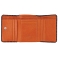 Saffron Hill Medium Brown / Orange Leather Flap Over Faux Croc Purse Saffron Hill Medium Brown / Orange Leather Flap Over Faux Croc Purse