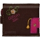 Santoro London Cotton Zoo Lion Pocket Mirror and Photo Wallet