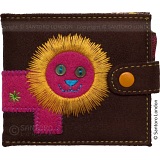 Santoro London Cotton Zoo Lion Pocket Mirror and Photo Wallet