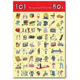 Santoro London Things From the 80s A5 Stitched-spine Notebook / Notepad
