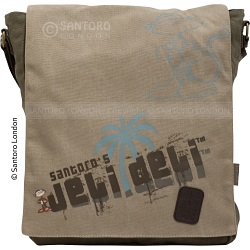 Santoro London Jeli Deli Doodle Monkey Sketch Large Shoulder Bag