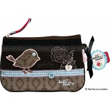 Santoro London Tutti Cuti Viva Vintage Bird Clutch Bag / Wristlet Bag