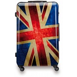 SUITSUIT 24" Union Jack ABS Trolley Case / 4 Wheel Spinner Suitcase