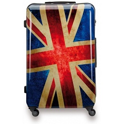 SUITSUIT 28" Union Jack ABS Trolley Case / 4 Wheel Spinner Suitcase