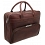 Tony Perotti Vegetale Leather Business Briefcase Dark Brown