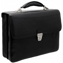 Tony Perotti Double Gusset Flap Over Leather Briefcase Tony Perotti Double Gusset Flap Over Leather Briefcase