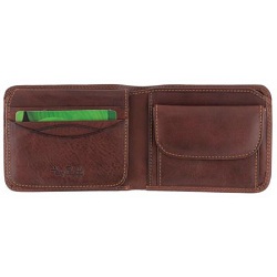 Tony Perotti Vegetale Leather Notecase with Coin Pocket Tony Perotti Vegetale Leather Notecase with Coin Pocket
