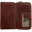Tumble & Hide Large Leather Tabbed Purse Brown