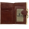 Tumble & Hide Medium Leather Clip Top Frame Purse with Tab