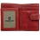 Tumble & Hide Medium Leather Zip Around Purse with Tab Red