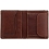 Tumble & Hide Vertical Two Fold Mens Leather Wallet Brown