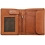 Tumble & Hide Vertical Two Fold Mens Leather Wallet Cognac