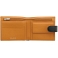 Tumble & Hide Black & Tan Two Fold Leather Wallet with Tab