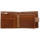Tumble & Hide Two Fold Leather Wallet with Coin Pocket and Tab