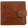 Tumble & Hide Two Fold Leather Wallet with Coin Pocket and Tab