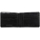 Tumble & Hide Two Fold Mens Leather Card Wallet Black