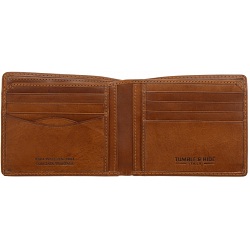 Tumble & Hide Two Fold Mens Leather Card Wallet