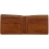 Tumble & Hide Two Fold Mens Leather Card Wallet Cognac