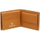 Tumble & Hide Black & Tan Two Fold Leather Wallet