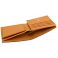 Tumble & Hide Black & Tan Two Fold Leather Wallet