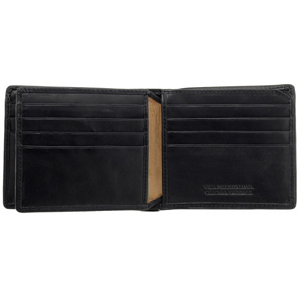 Tumble & Hide Two Fold Mens Leather Card Wallet