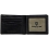 Tumble & Hide Two Fold Mens Leather Card Wallet Black