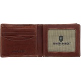 Tumble & Hide Two Fold Mens Leather Card Wallet
