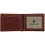 Tumble & Hide Two Fold Mens Leather Card Wallet Brown