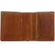 Tumble & Hide Vertical Two Fold Mens Leather Card Wallet