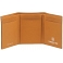 Tumble & Hide Black & Tan Three Fold Leather Credit Card Wallet