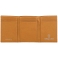 Tumble & Hide Black & Tan Three Fold Leather Credit Card Wallet