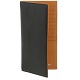 Tumble & Hide Black & Tan Tall Leather Card Wallet