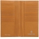 Tumble & Hide Black & Tan Tall Leather Card Wallet